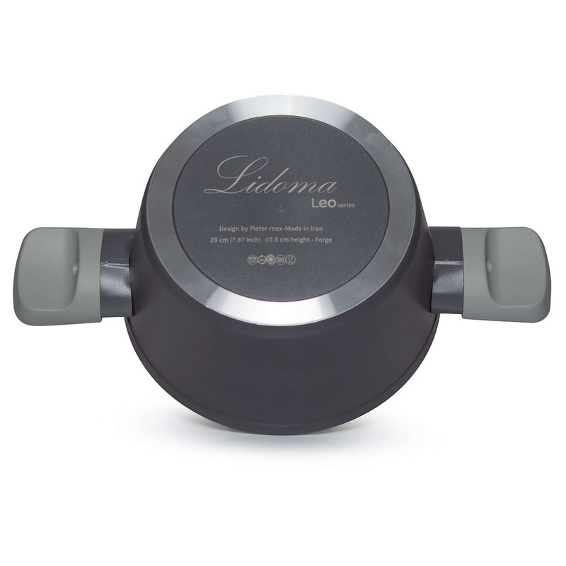 سرویس قابلمه و تابه گرانیت 9 پارچه لیدوما مدل لئو سری برگهوف