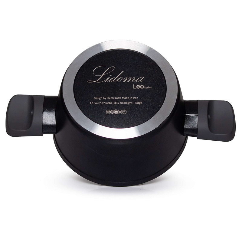 سرویس قابلمه و تابه گرانیت 9 پارچه لیدوما مدل لئو سری برگهوف